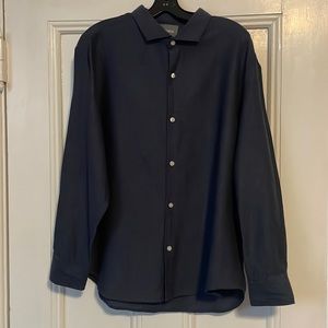 Bonobos navy linen button down